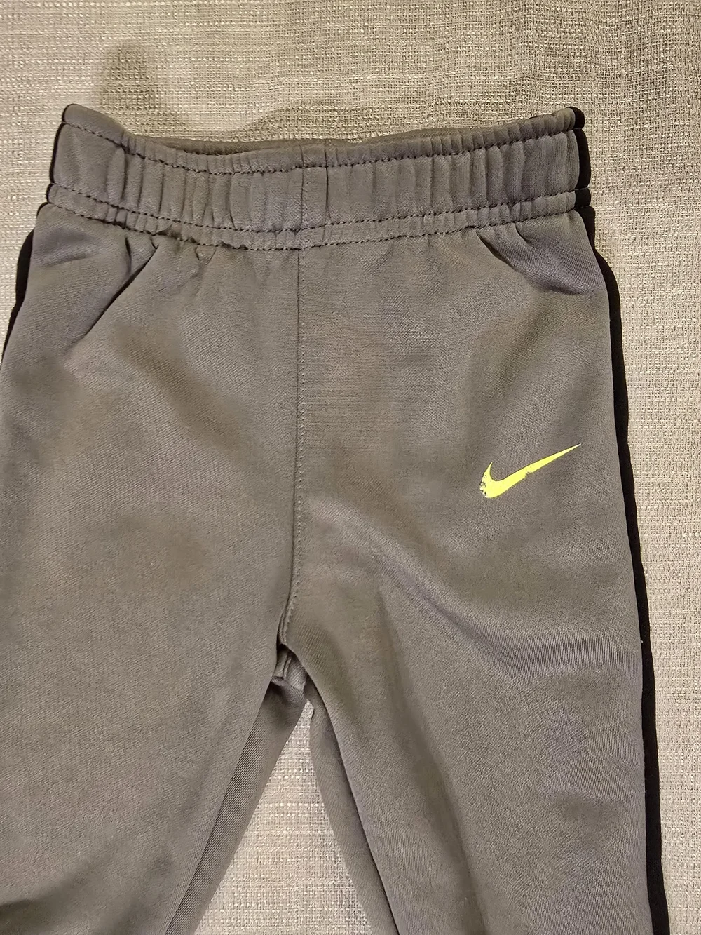Nike Dri-FIT Baby Jogger Pants Gray Black Athletic 6M Unisex